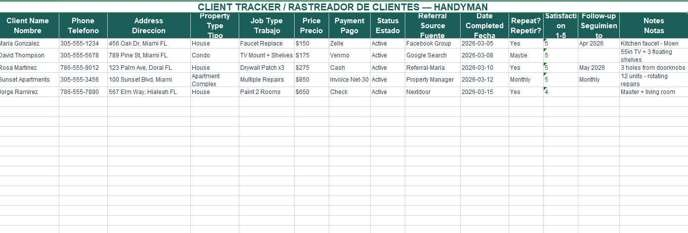 Client Tracker